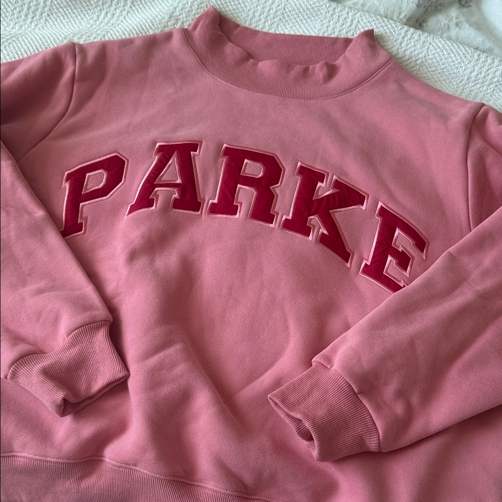 PARKE Women's Pink Crew Neck Sweater - limited edition!!